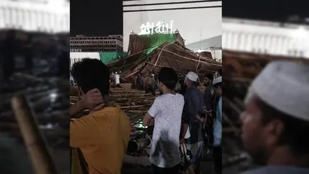 নামাজের প্যান্ডেল ভেঙ্গে বায়তুল মোকাররমে মুসল্লি নিহত