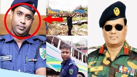 সেই কনস্টেবল নিজেই সড়ক দুর্ঘটনায় পা হারিয়ে হাসপাতালে
