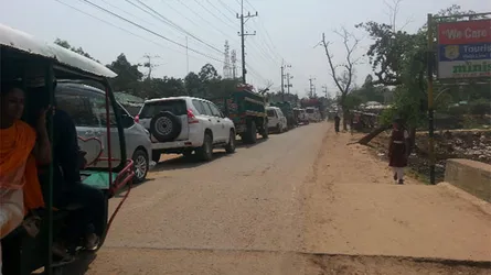 যানজটে নাকাল উখিয়াবাসী