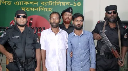 ময়মনসিংহে চাঞ্চল্যকর জনি হত্যা মামলায় পিতা-পুত্র গ্রেফতার