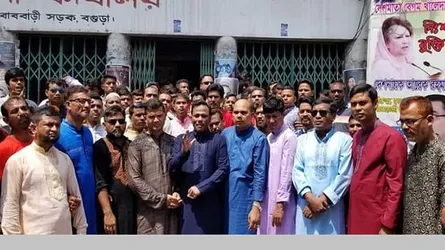 তালা খুলেছে : সরগরম বগুড়া জেলা বিএনপি অফিস