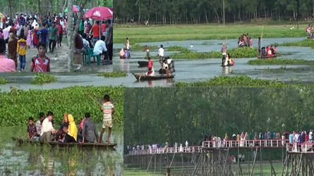 নবাবগঞ্জের জাতীয় উদ্যান ও শালবনে পর্যটকদের ভিড়