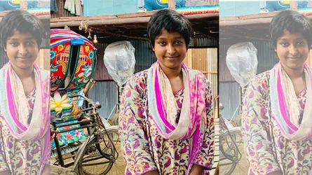 ফিল্ম সিটিতে রিকশা গার্ল নভেরা