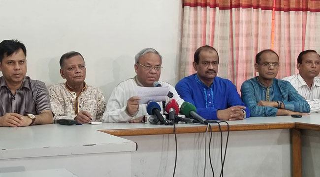 বিরোধী দলকে নির্মূলের অশনী সংকেত স্পষ্ট হয়ে উঠেছে : রিজভী