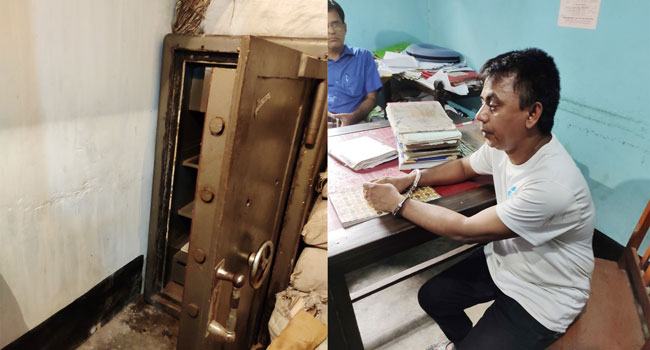 কৃষি ব্যাংকে ডাকাতি করে ২৪ লক্ষাধিক টাকা লুট, নৈশ প্রহরী আটক