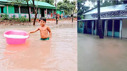 সুনামগঞ্জের বন্যায় ক্ষতিগ্রস্ত ১৩ হাজার একশ’ পরিবার