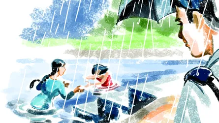 শ্রাবণের বাদলা দিনে