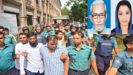 খুলনায় চাঞ্চল্যকর ব্যাংক কর্মকর্তা মেয়ে-বাবা হত্যাকাণ্ডে ৫ জনের ফাঁসি