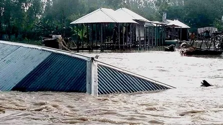 চোখের সামনে যমুনার পেটে গেল গোটা বাজার