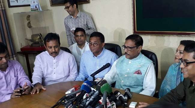 কথা না বলে কাজে মন দিন, স্বাস্থ্যমন্ত্রী ও মেয়রকে ওবায়দুল কাদের