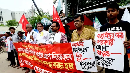 সরকারের উদাসীনতায়  বন্যায় মানবিক বিপর্যয় তৈরি হচ্ছে : ক্ষেতমজুর সমিতি