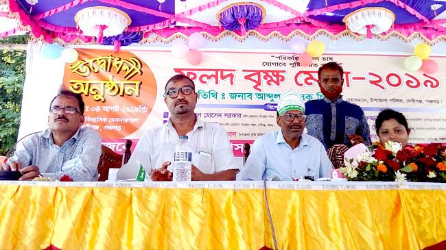 দেবীগঞ্জে ফলদ ও বৃক্ষ মেলা শুরু