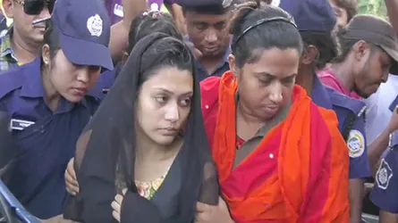 মিন্নির জামিন আবেদন ফিরিয়ে নিলেন আইনজীবী