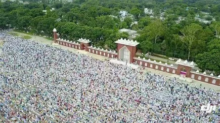 প্রস্তুত এশিয়ার সর্ববৃহৎ ঈদগাহ দিনাজপুর গোর-এ শহীদ