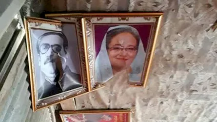 শ্রমিকলীগের অভ্যন্তরীন কোন্দল, বঙ্গবন্ধু ও প্রধানমন্ত্রীর ছবি ভাঙচুর