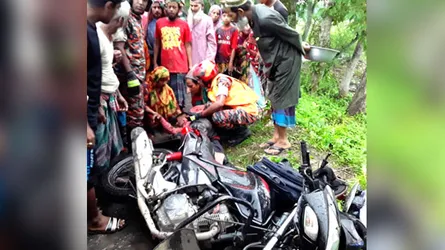 শ্রীপুরে সড়ক দুর্ঘটনায় মোটরসাইকেল আরোহী নিহত