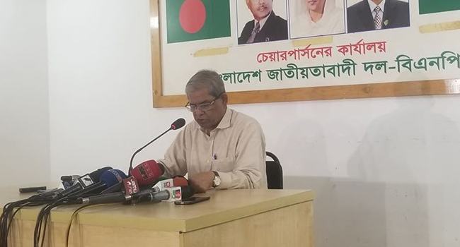 মিয়ানমারের ইচ্ছা পুরণে সরকার কাজ করছে : মির্জা ফখরুল