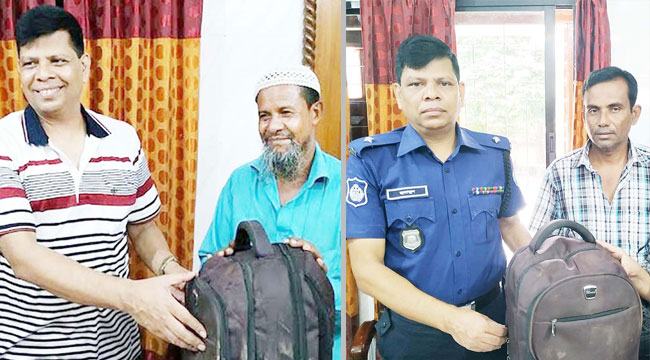 বগুড়ার শেরপুরে রিকশাচালক আস্ত আকবরের সততা