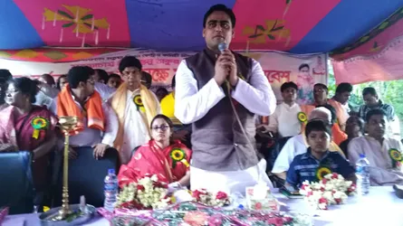 গোপালগঞ্জে ভারতীয় লোকসভার সদস্যকে সংবর্ধনা
