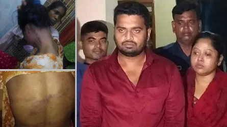 ভৈরবে গৃহকর্মীকে অমানুষিক নির্যাতন, স্বামী-স্ত্রী আটক