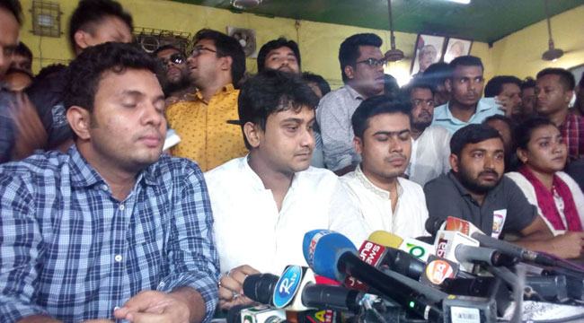ছাত্রলীগকে কালিমামুক্ত করতে চান নাহিয়ান ও লেখক