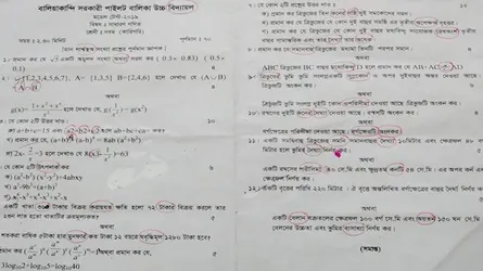 মডেল টেস্ট পরীক্ষার এক প্রশ্নেই অর্ধশতাধিক ভুল!