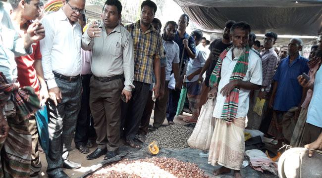 ইউএনওর হানায় পেঁয়াজের দাম কমে গেল কেজিপ্রতি ৩৫ টাকা