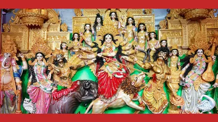 ৮০১ প্রতিমার পূজামণ্ডপ