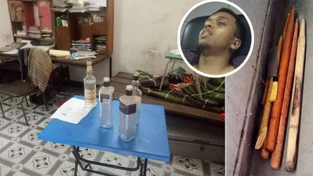 সেই কক্ষে নিয়মিত বসতো মদের আসর