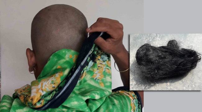 ভাতে চুল পাওয়ায় স্ত্রীকে ন্যাড়া করে দিলেন স্বামী