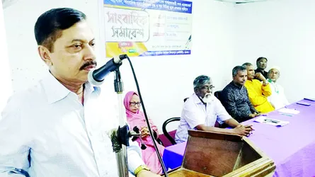 ৯ম ওয়েজবোর্ডের বিচ্যুতি অবিলম্বে সংশোধন না করা হলে ঢাকায় মহাসমাবেশ ও কঠোর কর্মসূচি : রুহুল আমিন গাজী