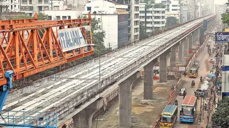 ৭ বছরে মেট্রোরেলের ব্যয় বৃদ্ধি দ্বিগুণ