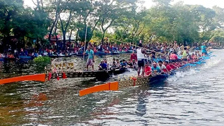 কোটালীপাড়ায় ৩ দিনব্যাপী নৌকা বাইচ শুরু