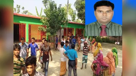 শ্রেণিকক্ষেই স্কুলছাত্রীকে ধর্ষণ চেষ্টা : শিক্ষককে গণধোলাই দিয়ে পুলিশে সোপর্দ