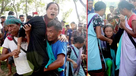 ভারত থেকে প্রেমের টানে চলে আসা ৫ সন্তানের জননীকে নিজ দেশে হস্তান্তর