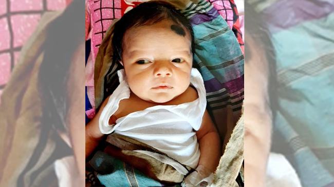 ধান খেতে কুড়িয়ে পাওয়া শিশুটির নাম আবরার ফাহাদ