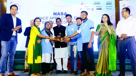 নাসা স্পেস অ্যাপস চ্যালেঞ্জে চ্যাম্পিয়ন ৯ দল