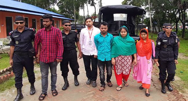 এক দম্পতিসহ ৫ অপহরণকারী আটক