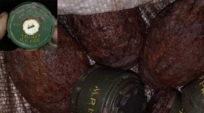 বগুড়ায় কবর খুঁড়ে ৩ গ্রেনেড ও ৬ স্থল মাইন উদ্ধার