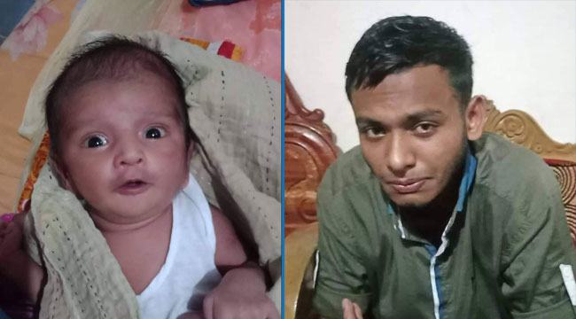 শ্রীপুরে ১৯ দিনের শিশুকে বালতির পানিতে ডুবিয়ে হত্যা, বাবা আটক