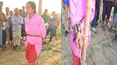 হাত-পা বেঁধে নারী নির্যাতনের ছবি ভাইরাল, এলাকায় তোলপাড়