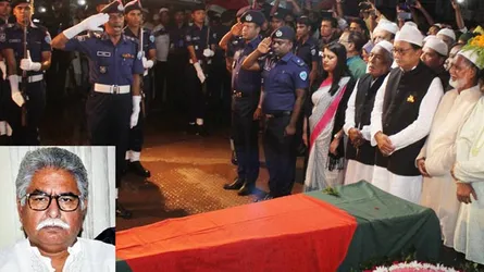 মা-বাবার কবরের পাশে শায়িত হলেন বাদল