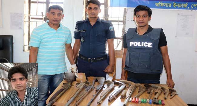 পেকুয়ায় ‘বন্দুকযুদ্ধে’ আলম ডাকাত নিহত, বিপুল অস্ত্র ও গুলি উদ্ধার