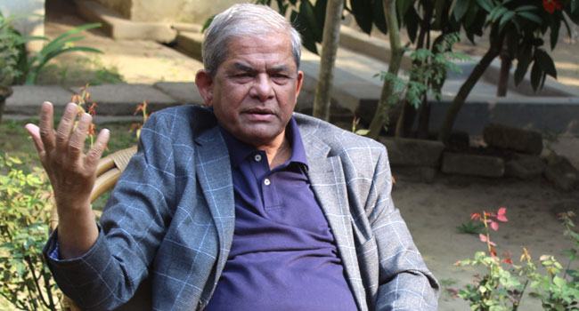নতজানু আ’লীগ সরকার ভারতের কাছে দয়া চায় : মির্জা ফখরুল