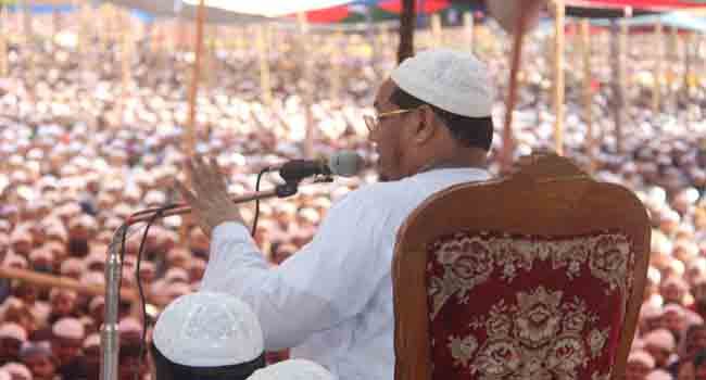 আল্লাহভীতি সৃষ্টি হলে দেশে শান্তি প্রতিষ্ঠিত হবে : চরমোনাই পীর
