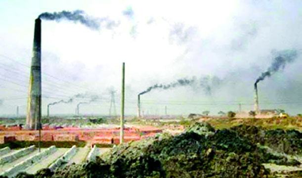 শাজাহানপুরে অনুমোদনহীন শতাধিক ভাটায় ইট পোড়ানো শুরু