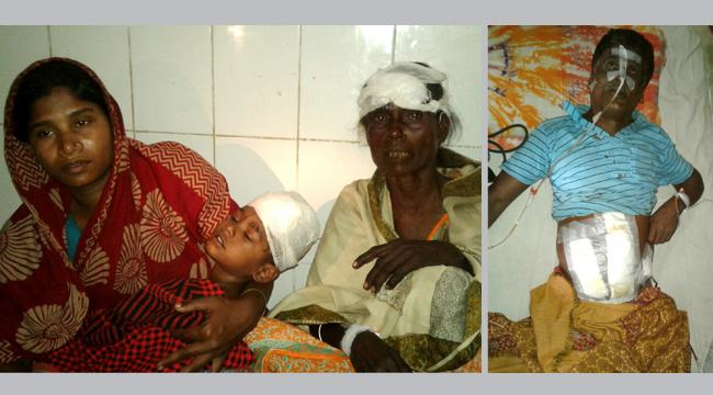মামলার সাক্ষি হওয়ায় শিশুসহ ৪ জনকে কুপিয়ে জখম