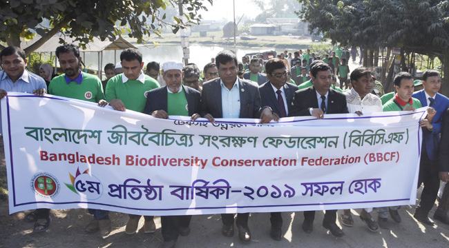 সিংড়ায় বিবিসিএফ’র প্রতিষ্ঠাবার্ষিকী উপলক্ষে বর্ণাঢ্য র‌্যালি
