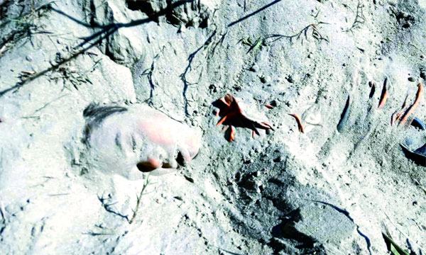বালুর নিচ থেকে নিখোঁজ স্কুলছাত্রের লাশ উদ্ধার