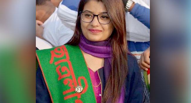 মর্মান্তিক দুর্ঘটনায় ছাত্রলীগ নেত্রী নিহত